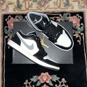 Air Jordan 1 Low Black White Grey